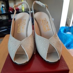 Ferragamo ladies shoes sizes 7 and 7 in a half